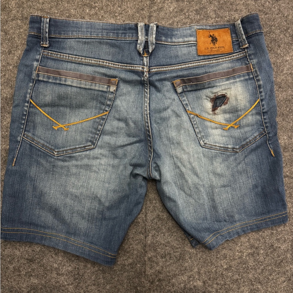 US Polo Assn Denim Shorts Size 38